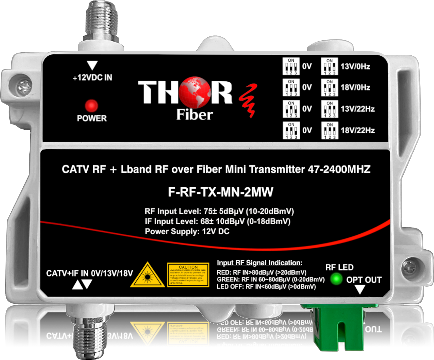 F-RF-TX-MN-2mW optical transmitter